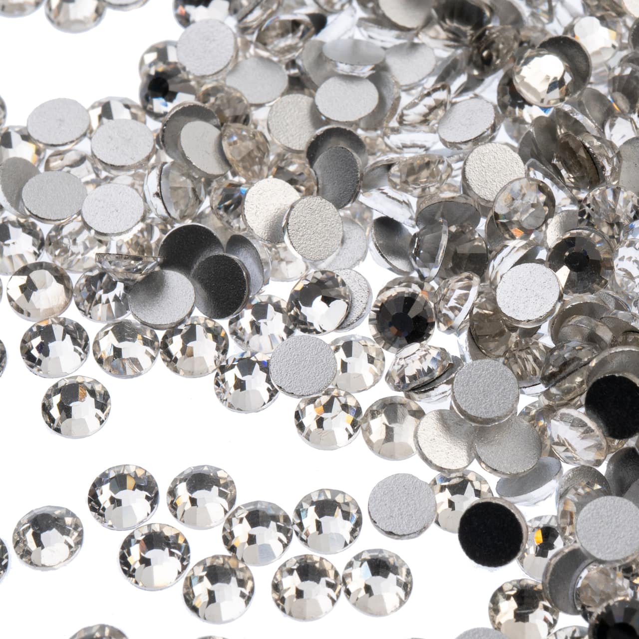 John Bead Crystal Lane SS16 Glass Round Flatback Rhinestones, 288ct.